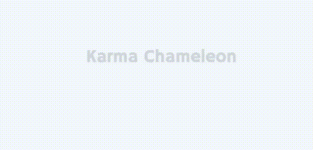 "Karma Chameleon Animation Preview"